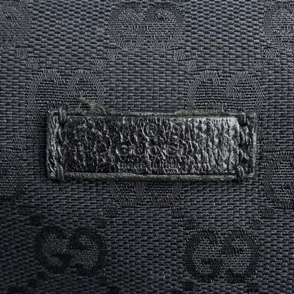 GUCCI Black Canvas Shoulder Bag - Picture 4 of 9